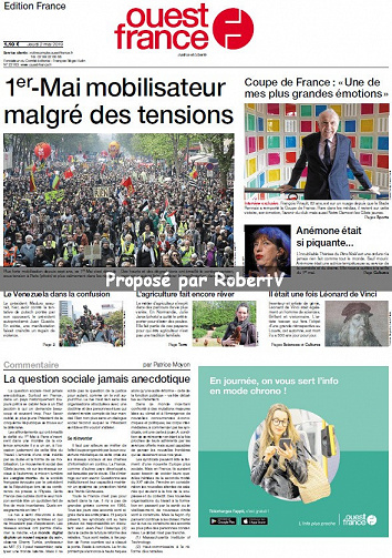 Ouest France - Jeudi 2 Mai 2019