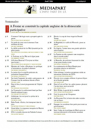 Mediapart - Jeudi 2 Mai 2019