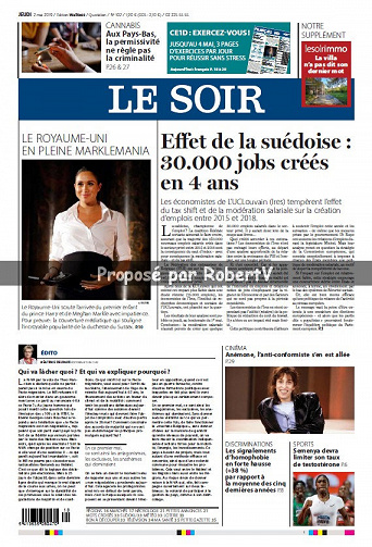 Le Soir - Jeudi 2 Mai 2019