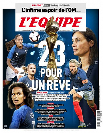 L’equipe du Vendredi 3 Mai 2019