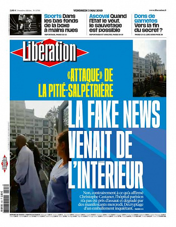 Libération du Vendredi 3 Mai 2019