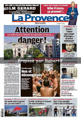La Provence Marseille - Vendredi 3 Mai 2019