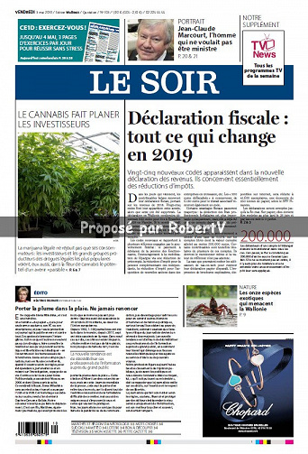 Le Soir - Vendredi 3 Mai 2019