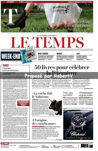 Le Temps - Samedi 4 et Dimanche 5 Mai 2019