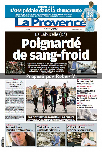 La Provence Marseille - Samedi 4 Mai 2019