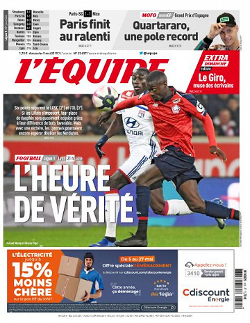 L’equipe du Dimanche 5 Mai 2019