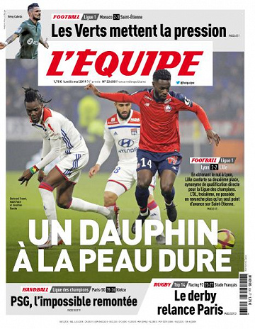 L’equipe du Lundi 6 Mai 2019