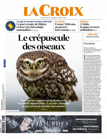 La Croix du Lundi 6 Mai 2019