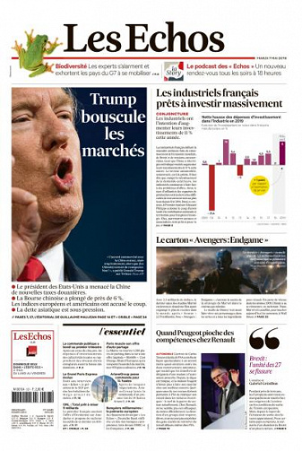 Les Echos du Mardi 7 Mai 2019