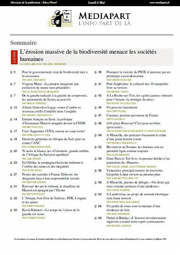 Mediapart - Lundi 6 Mai 2019