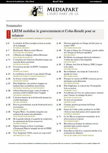 Mediapart - Mardi 7 Mai 2019
