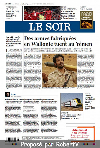 Le Soir - Mercredi 8 Mai 2019
