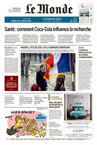 Le Monde du Vendredi 10 Mai 2019