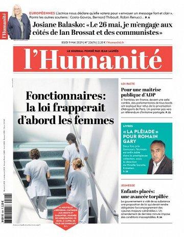 L’Humanite du Jeudi 9 Mai 2019