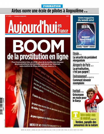 Aujourd’hui en France du Vendredi 10 Mai 2019