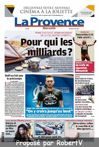 La Provence Marseille - Vendredi 10 Mai 2019