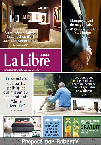 La Libre Belgique - Vendredi 10 Mai 2019
