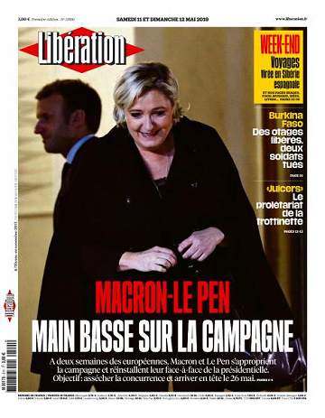Libération du Samedi 11 et Dimanche 12 Mai 2019