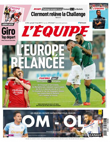 L’equipe du Samedi 11 Mai 2019