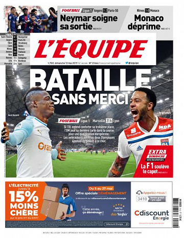 L’equipe du Dimanche 12 Mai 2019