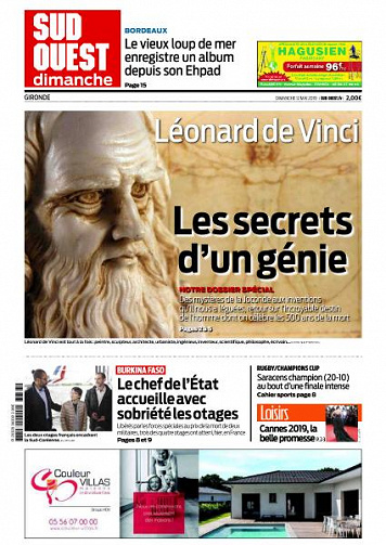 Sud Ouest Dimanche - 12 Mai 2019
