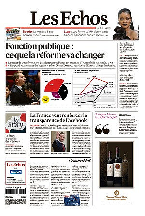 Les Echos du Lundi 13 Mai 2019