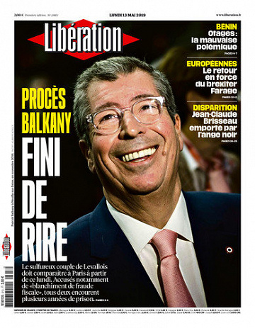 Libération du Lundi 13 Mai 2019