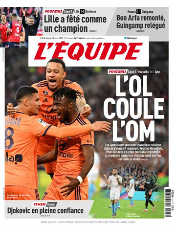 L’equipe du Lundi 13 Mai 2019