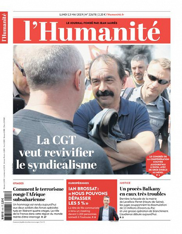 L’Humanite du Lundi 13 Mai 2019