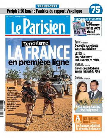 Le Parisien du Mardi 14 Mai 2019