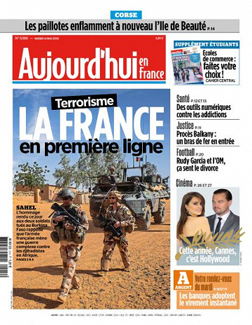 Aujourd’hui en France du Mardi 14 Mai 2019