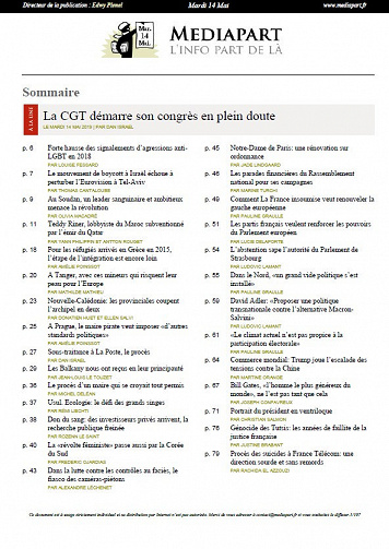 Mediapart - Mardi 14 Mai 2019