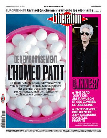 Libération du Mercredi 15 Mai 2019