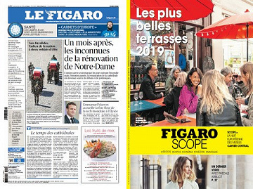 Pack Le Figaro + Le FigaroScope - Mercredi 15 Mai 2019
