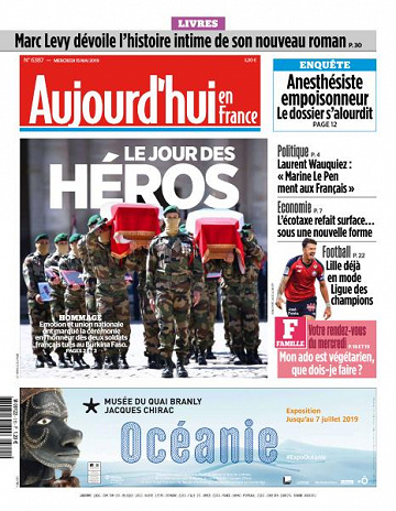 Aujourd’hui en France du Mercredi 15 Mai 2019