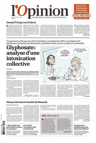 L’Opinion du Mercredi 15 Mai 2019