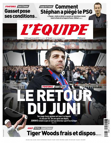 L’equipe du Jeudi 16 Mai 2019
