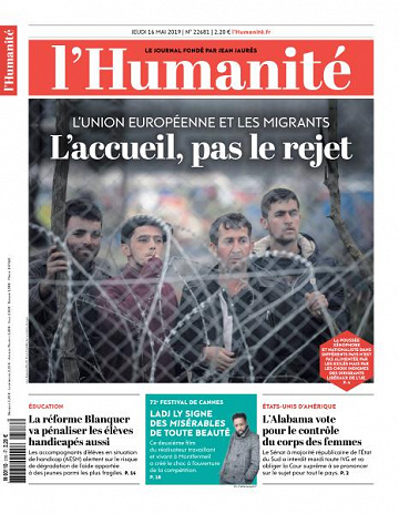 L’Humanite du Jeudi 16 Mai 2019