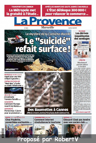 La Provence Marseille - Jeudi 16 Mai 2019