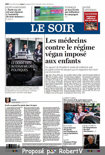 Le Soir - Jeudi 16 Mai 2019