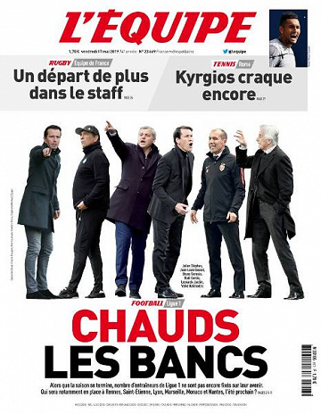 L’equipe du Vendredi 17 Mai 2019