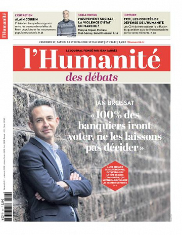 L’Humanite du Vendredi 17 Mai 2019