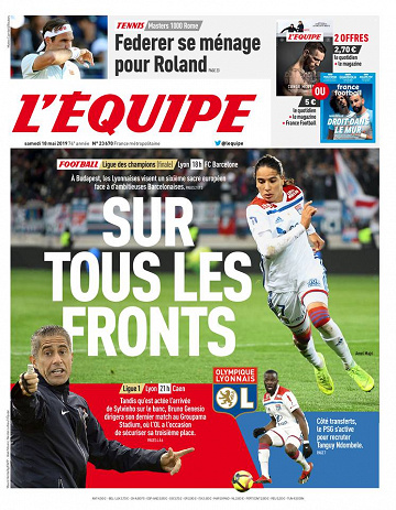 L’equipe du Samedi 18 Mai 2019