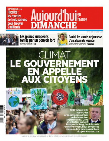 Aujourd’hui en France du Dimanche 19 Mai 2019