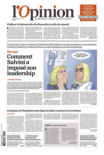 L’Opinion - Lundi 20 Mai 2019