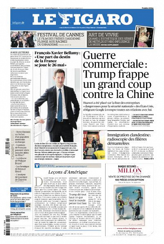 Le Figaro du Mardi 21 Mai 2019