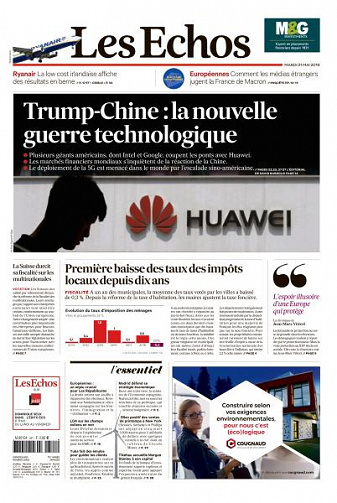 Les Echos du Mardi 21 Mai 2019