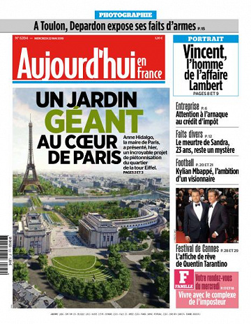 Aujourd’hui en France du Mercredi 22 Mai 2019