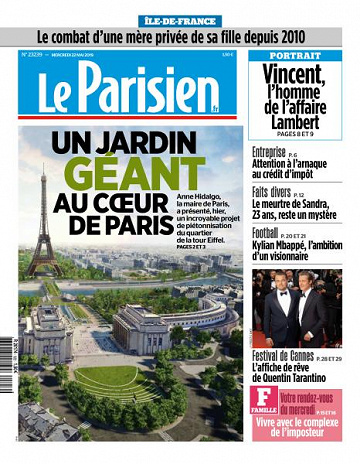 Le Parisien du Mercredi 22 Mai 2019