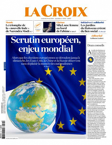 La Croix du Vendredi 24 Mai 2019